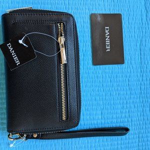 Brand new with tag lady leather wallet -black